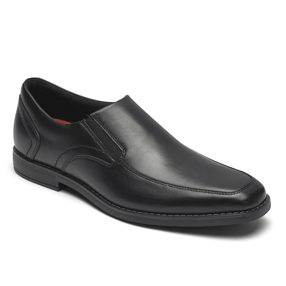 Rockport Slip-On Herr Svarta - Slayter Bike Shoe - GOATB7460